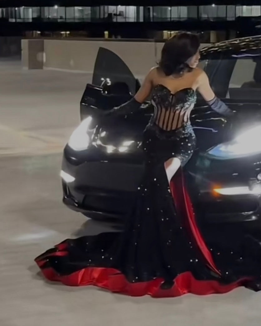 Red Bottom Prom Dress (Deposit)