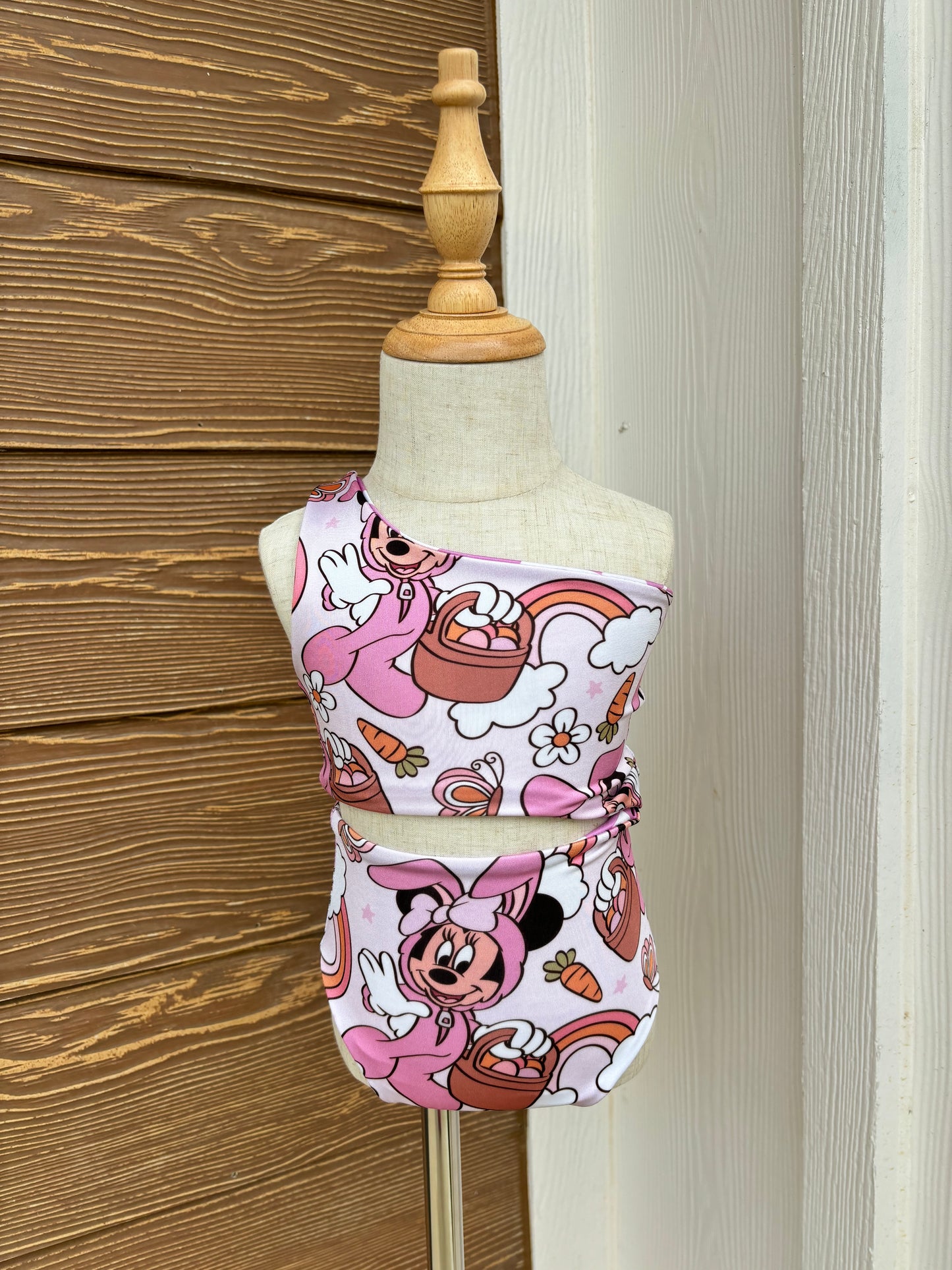 Pink Reversible Swimsuit