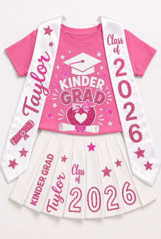 Custom Kindergarten Grad Set