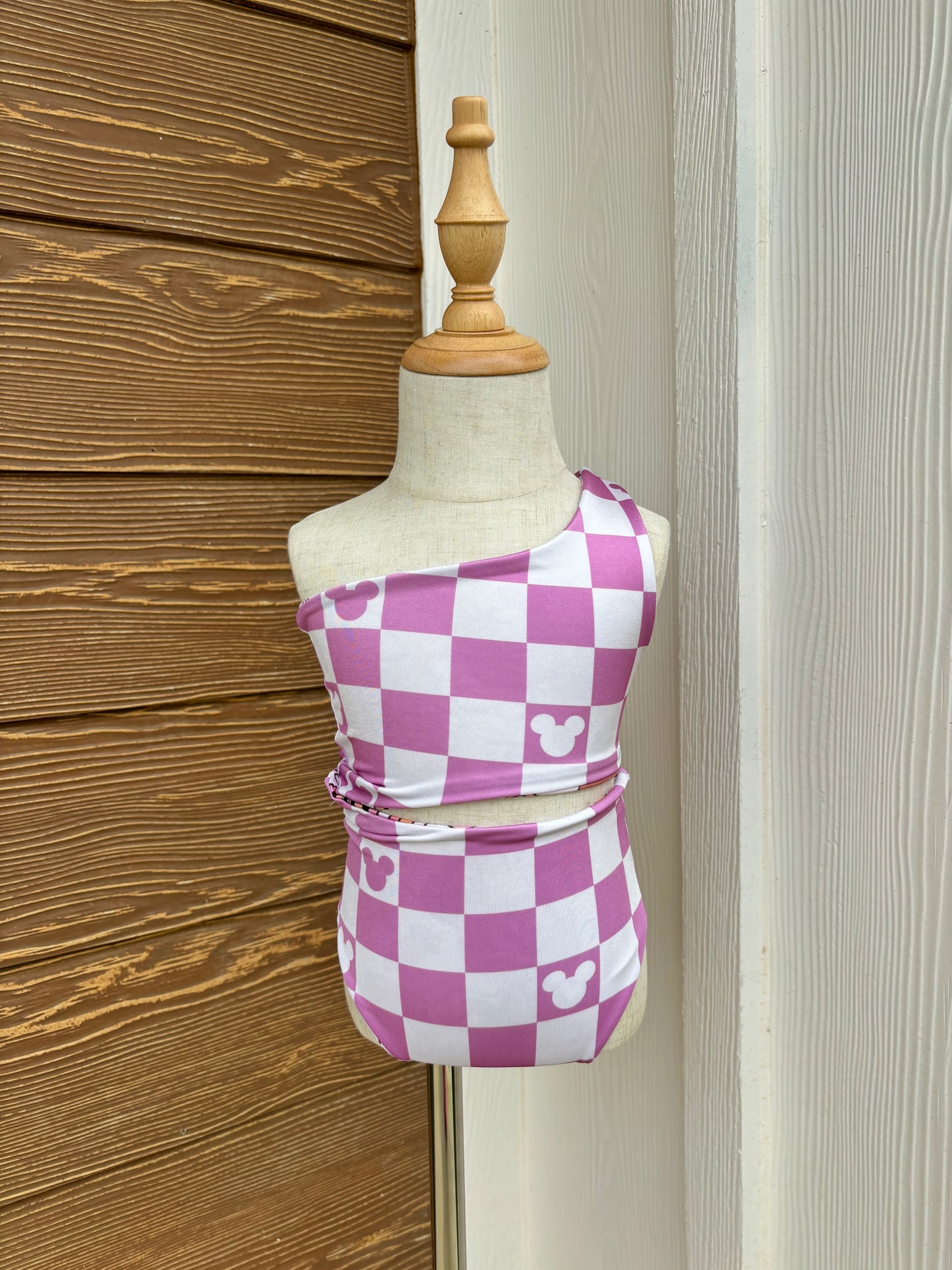 Pink Reversible Swimsuit