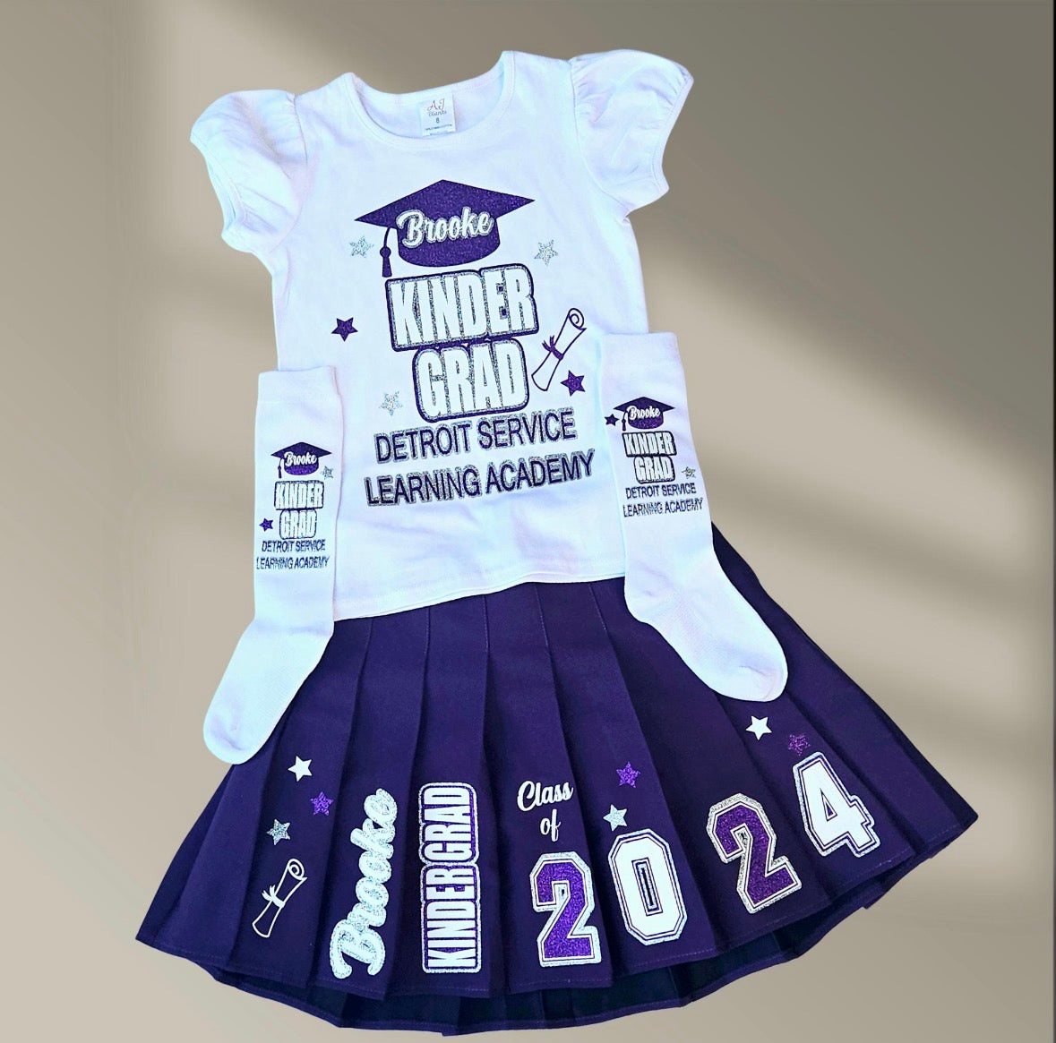 Custom Kindergarten Grad Set