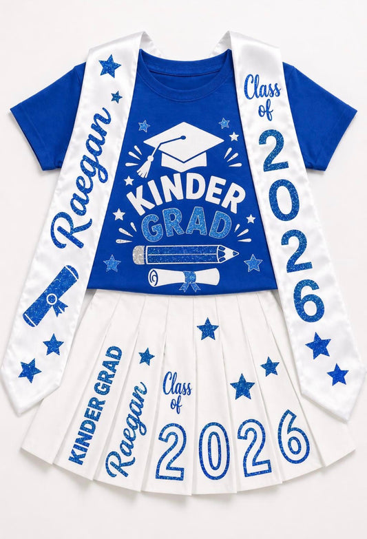 Custom Kindergarten Grad Set
