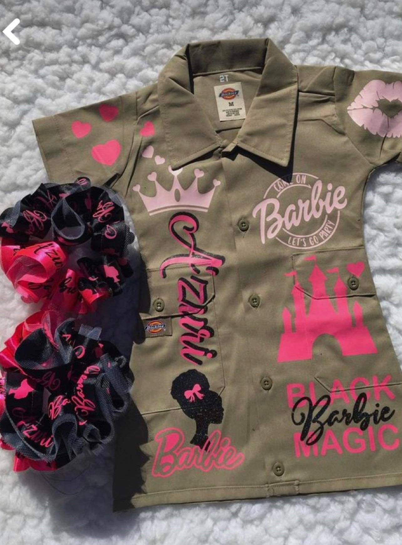 Custom Dickies Barbie Dress & Socks