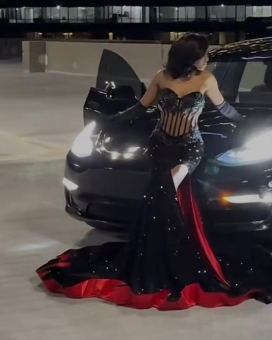 Red Bottom Prom Dress (Deposit)