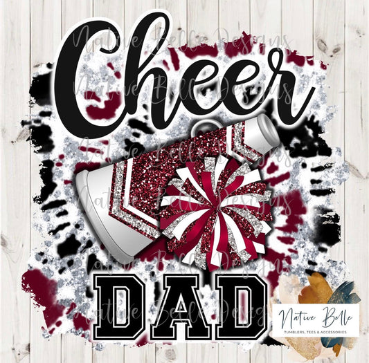Cheer Dad Shirt (Pom Poms)