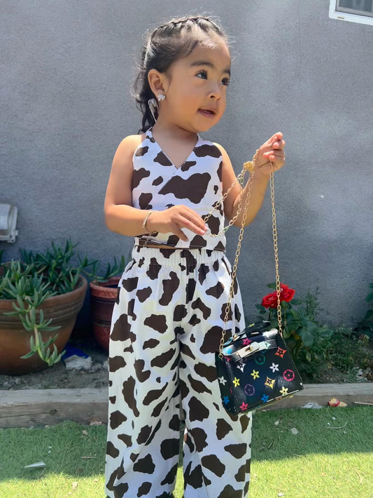 Cow Print Set