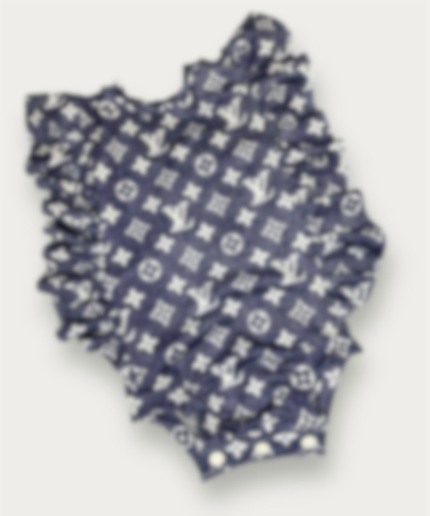 Denim Ruffle Swimsuit