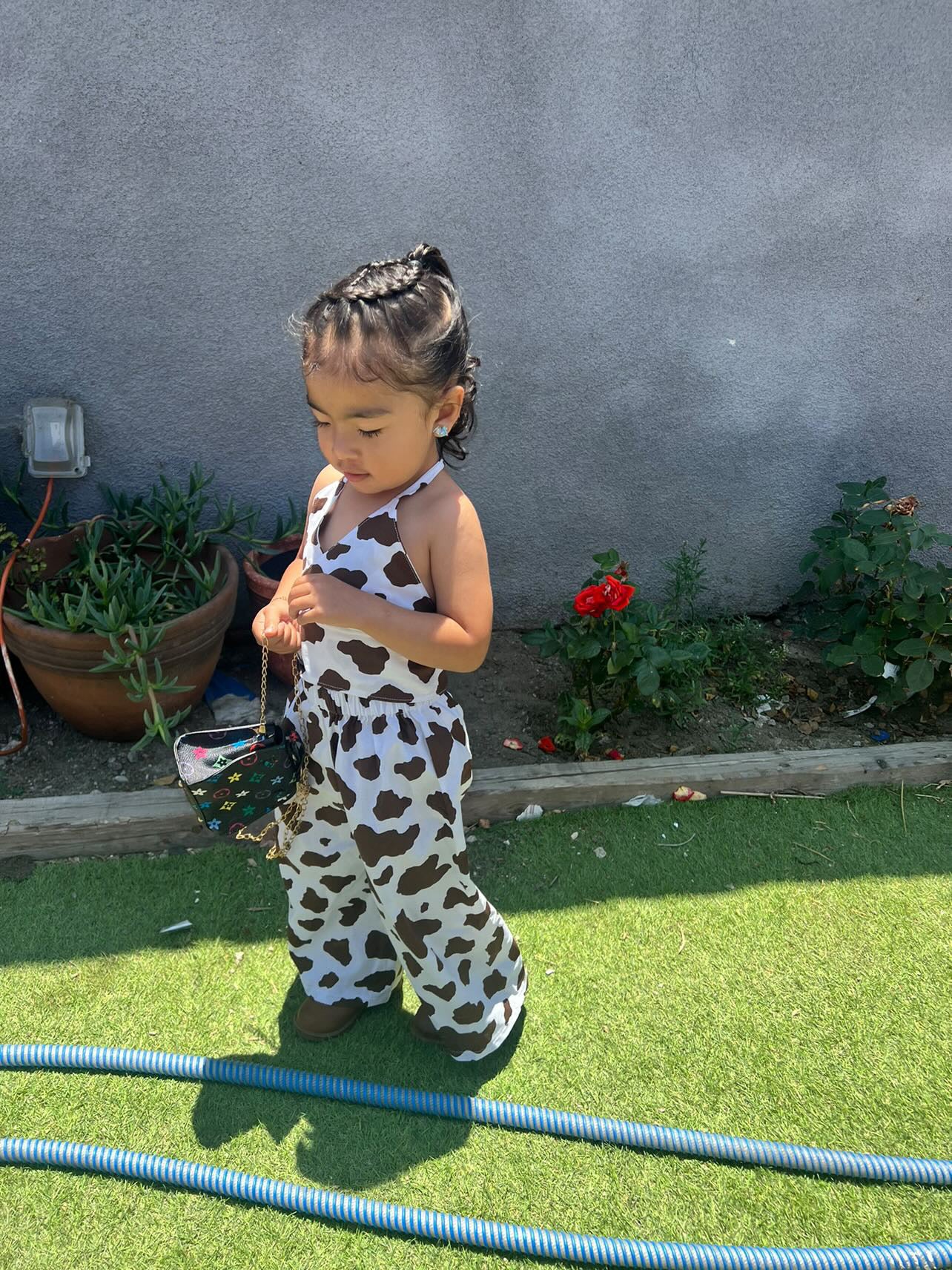 Cow Print Set