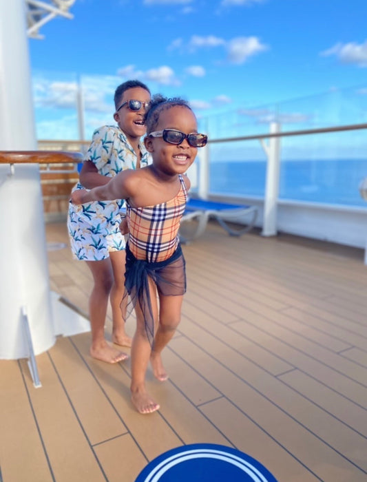 Plaid Set (Sarong Included)