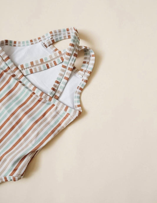 Basix One Piece Swimsuit- Summer Stripes