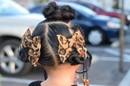 Leopard Bow Set