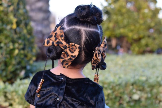 Leopard Bow Set