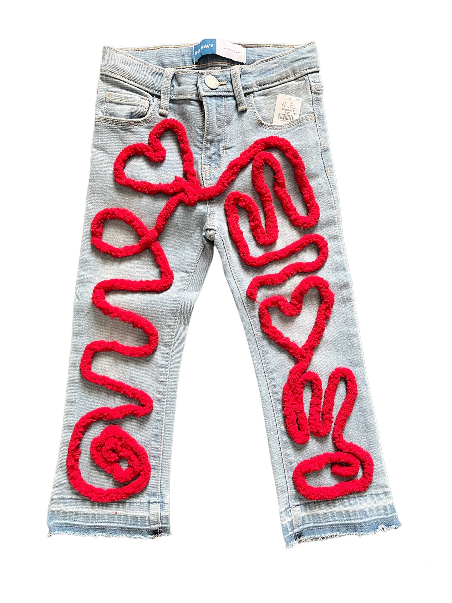 Red Yarn Jeans